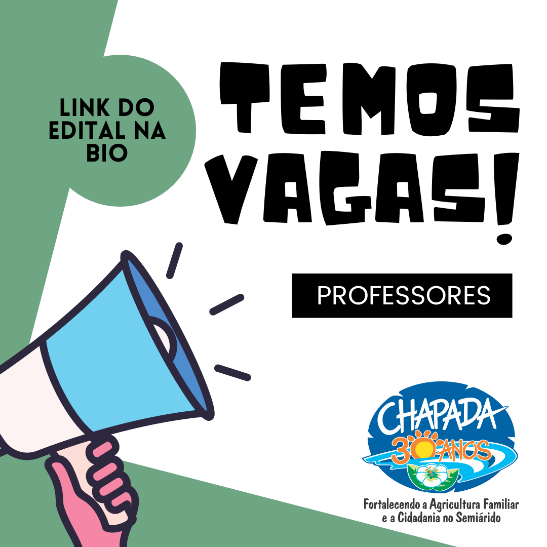 Chapada lança edital para contratação de professores/as